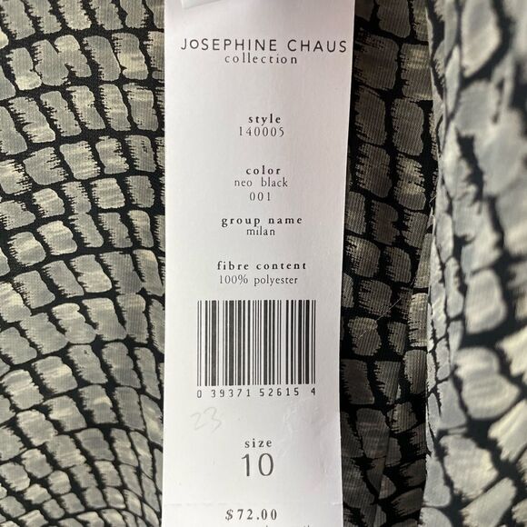 NWT Josephine Chaus Matching Button Down Shirt and Silk Skirt Size 10 - Picture 6 of 12